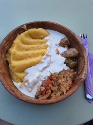 Sarmale at Level Up in Bucharest