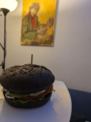 Super nice burger! at Level Up in Bucharest