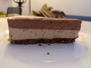 Raw tiramisu, super nice! at Level Up in Bucharest