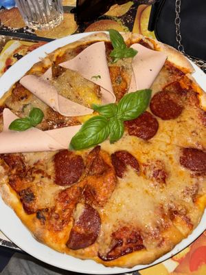 Vegan ham  at Level Up in Bucharest