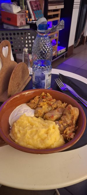 Sarmali at Level Up in Bucharest