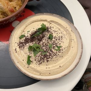 Hummus   at Level Up in Bucharest