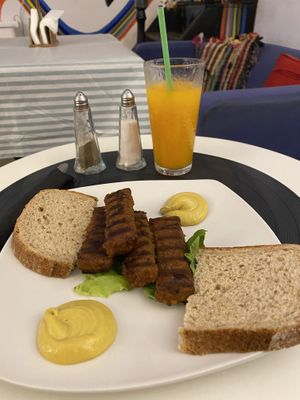 Veganized Mici  at Level Up in Bucharest