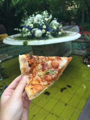 Pizza at Level Up in Bucharest