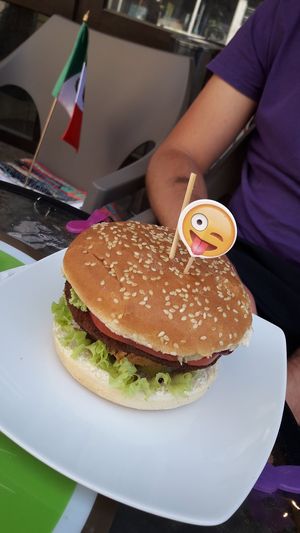 Best burger at Level Up in Bucharest