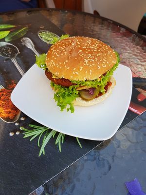 DoublePerfection Burger at Level Up in Bucharest