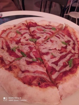 Pizza at Level Up in Bucharest