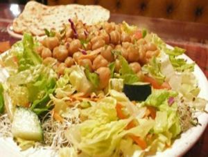 Yogi's delight at Paru's Vegetarian Indian Restaurant in Los Angeles