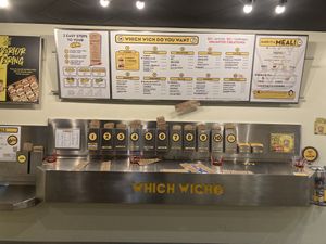 Menu  at Which Wich in Silverthorne