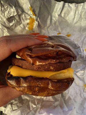 Breakfast Sandwich at Totally Awesome Vegan Food Truck in Portland