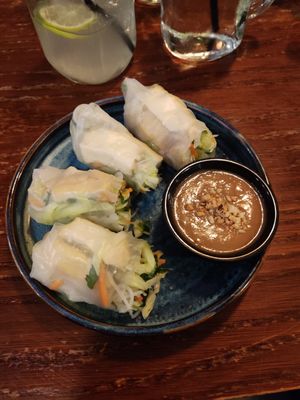 Tofu summer rolls at Mi & Pho in Manchester