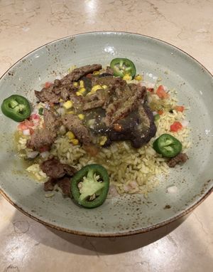 Vegan Impossible Bowl at Cantina Laredo in Bloomington