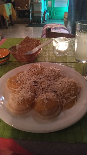 Vegan food at Namaste in Montevideo