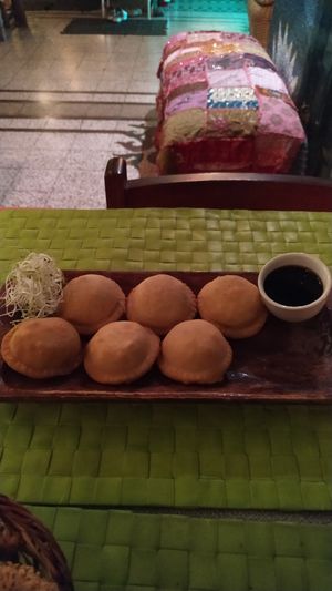 Vegan food at Namaste in Montevideo