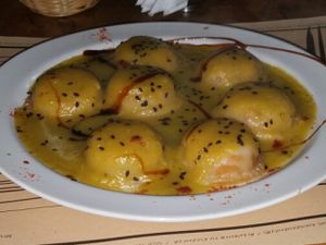 pasta with veggies at Namaste in Montevideo