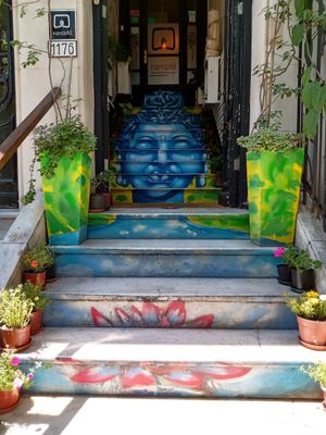 Entrance at Namaste in Montevideo