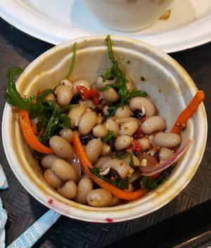 Black eyed pea salad at Sweet Home Cafe in Washington