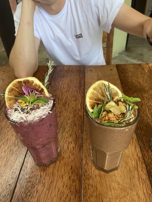 Fresabroso y Banamacao smoothie!  at Laylo in Tulum