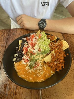 Cheesy nacho  at Laylo in Tulum