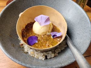 Passion Fruit Garden dessert at Laylo in Tulum