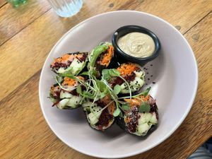 Vietnamese Rolls 🤤   at Laylo in Tulum