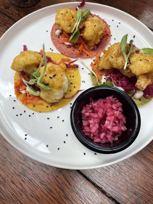 Cauliflower Tacos  at Laylo in Tulum