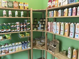 Vegan shop at Vega in St Petersburg