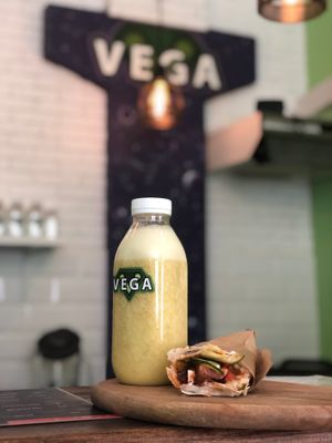 smoothies and double BBQ at Vega in St Petersburg