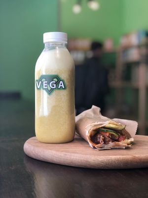 smoothies and double BBQ at Vega in St Petersburg