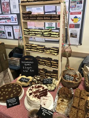 Vegan cakes  at Just Desserts in Yarm