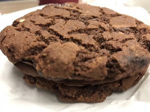 Cookie sandwich  at Just Desserts in Yarm