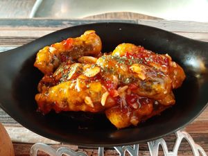 김말이 강정 at Cafe SIVA 카페 시바 in Seoul