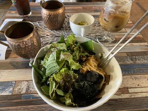 Had a yummy latte with my meal  at Cafe SIVA 카페 시바 in Seoul