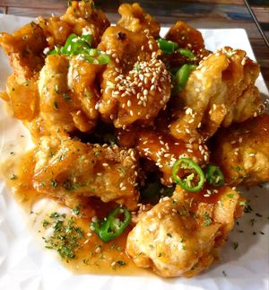 this tofu was good at Cafe SIVA 카페 시바 in Seoul