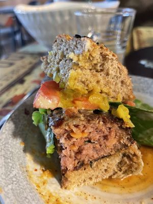 Burger  at Cafe SIVA 카페 시바 in Seoul