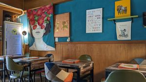 Cafe interior at Cafe SIVA 카페 시바 in Seoul
