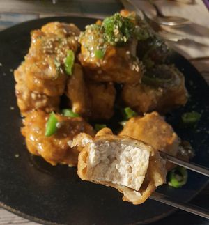 Tofu GuobaorouTofu Guobaorou - inside at Cafe SIVA 카페 시바 in Seoul