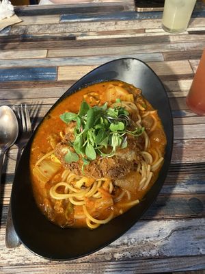 Kimchi spaghetti   at Cafe SIVA 카페 시바 in Seoul