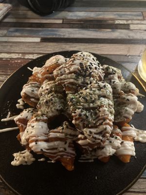 Fried mushrooms  at Cafe SIVA 카페 시바 in Seoul