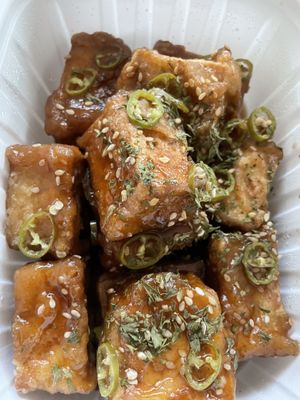 Tofu fries with sauce  at Cafe SIVA 카페 시바 in Seoul