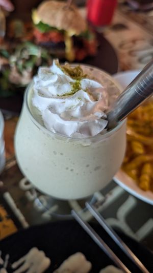 matcha milkshake at Cafe SIVA 카페 시바 in Seoul