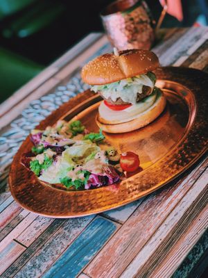 Burger at Cafe SIVA 카페 시바 in Seoul