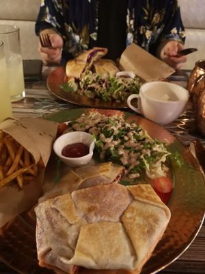 Wrap set with Lemonade at Cafe SIVA 카페 시바 in Seoul