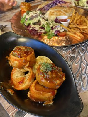 New dumplings. Pretty good! at Cafe SIVA 카페 시바 in Seoul