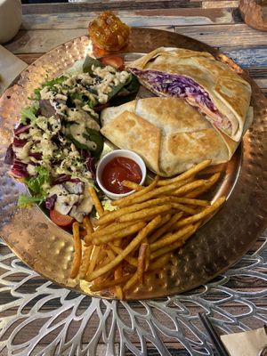 Wrap set at Cafe SIVA 카페 시바 in Seoul