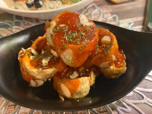 강정만두 was great!!  at Cafe SIVA 카페 시바 in Seoul