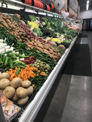 Veggie end (tofu located here as well) at Clayton Ranch Market in Clayton