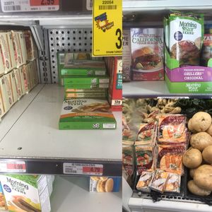 Tofu and fake meat (lightlife was out and unable to find tag for it) at Clayton Ranch Market in Clayton