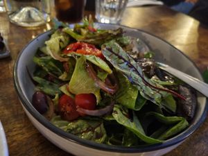 Salad at Maccaroni Trattoria Italiana in Melbourne