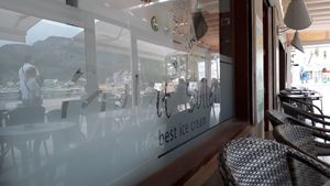 ice cream store at Gelat Sóller in Mallorca